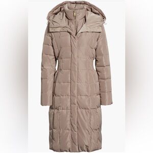 COLE HAAN | long puffer coat.